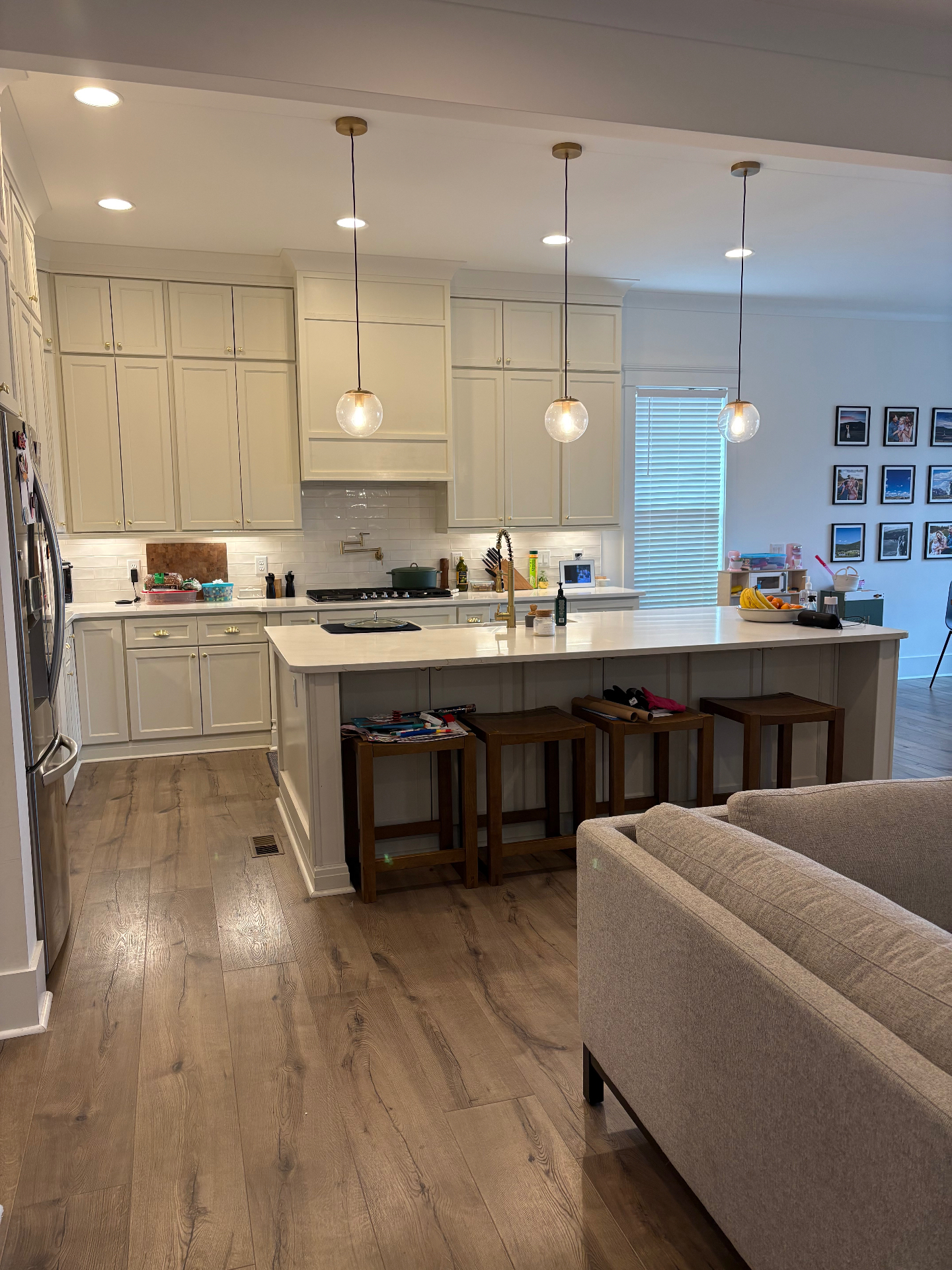 Kitchen & Living Reset — after